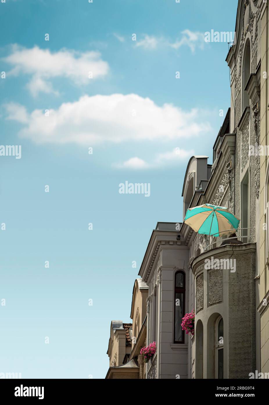 Città tedesca Foto Stock
