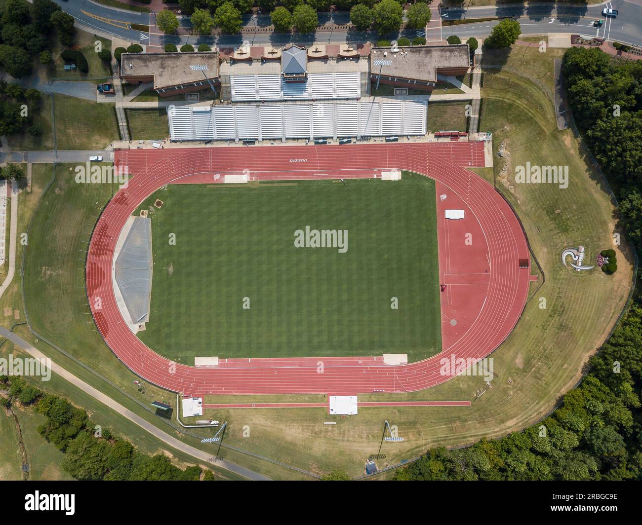 La University of North Carolina at Charlotte, nota anche come UNC Charlotte, è un'università pubblica di ricerca con sede a Charlotte, Carolina del Nord Foto Stock