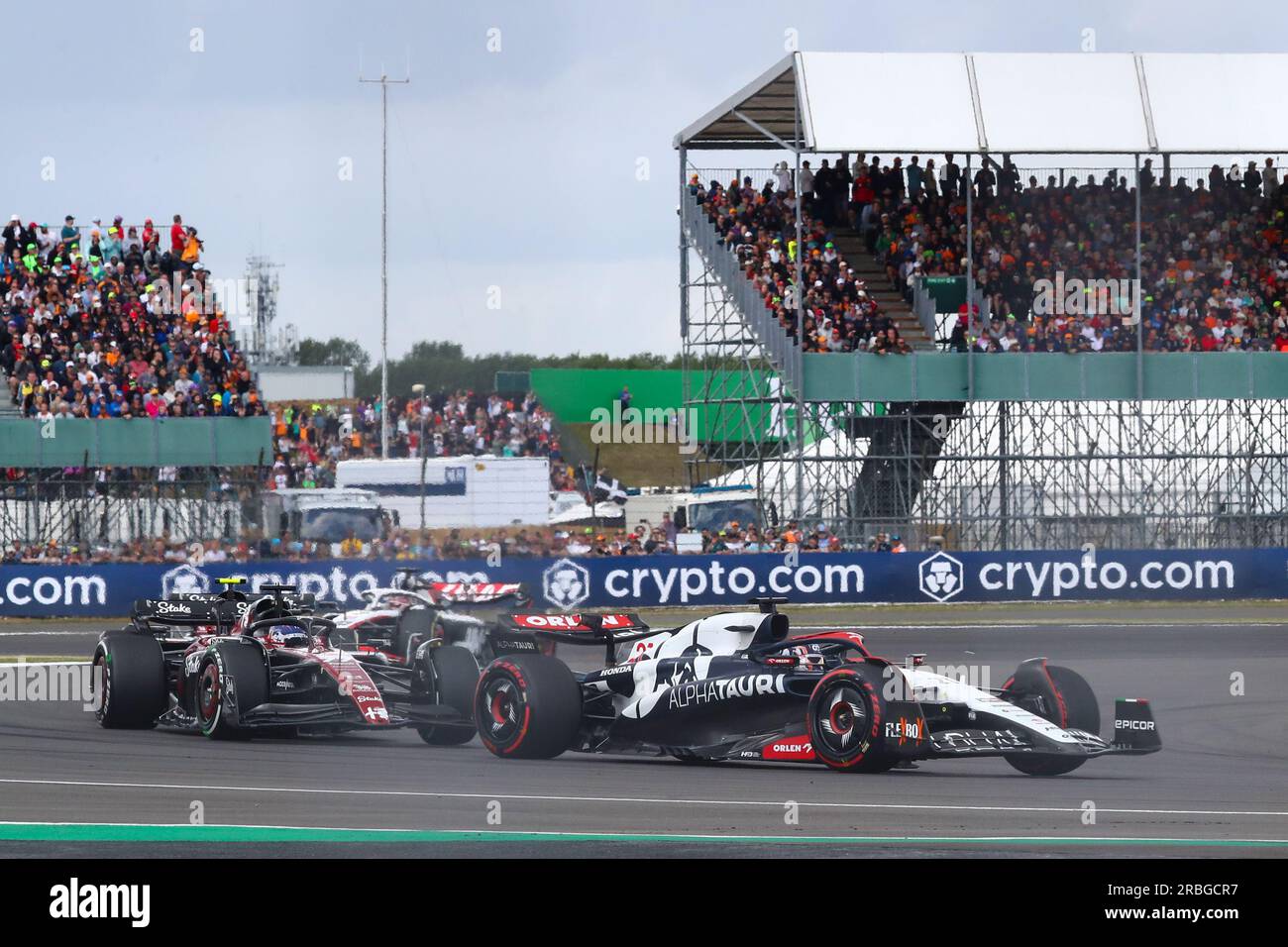Nick DeVries (NED) Scuderia AlphaTauri durante LA FORMULA 1 ARAMCO BRITISH GRAND PRIX 2023 - jUL7-9 Silverstone, Gran Bretagna Foto Stock