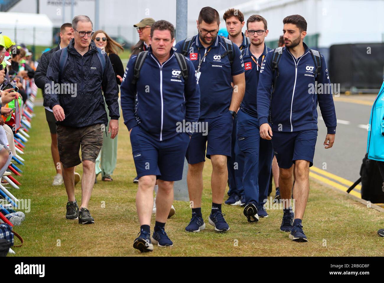 Scuderia AlphaTauri durante LA FORMULA 1 ARAMCO BRITISH GRAND PRIX 2023 - jUL7-9 Silverstone, Gran Bretagna Foto Stock