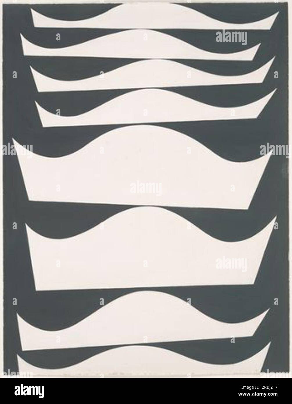 Echelonnement desaxe 1934 di Sophie Taeuber-ARP Foto Stock