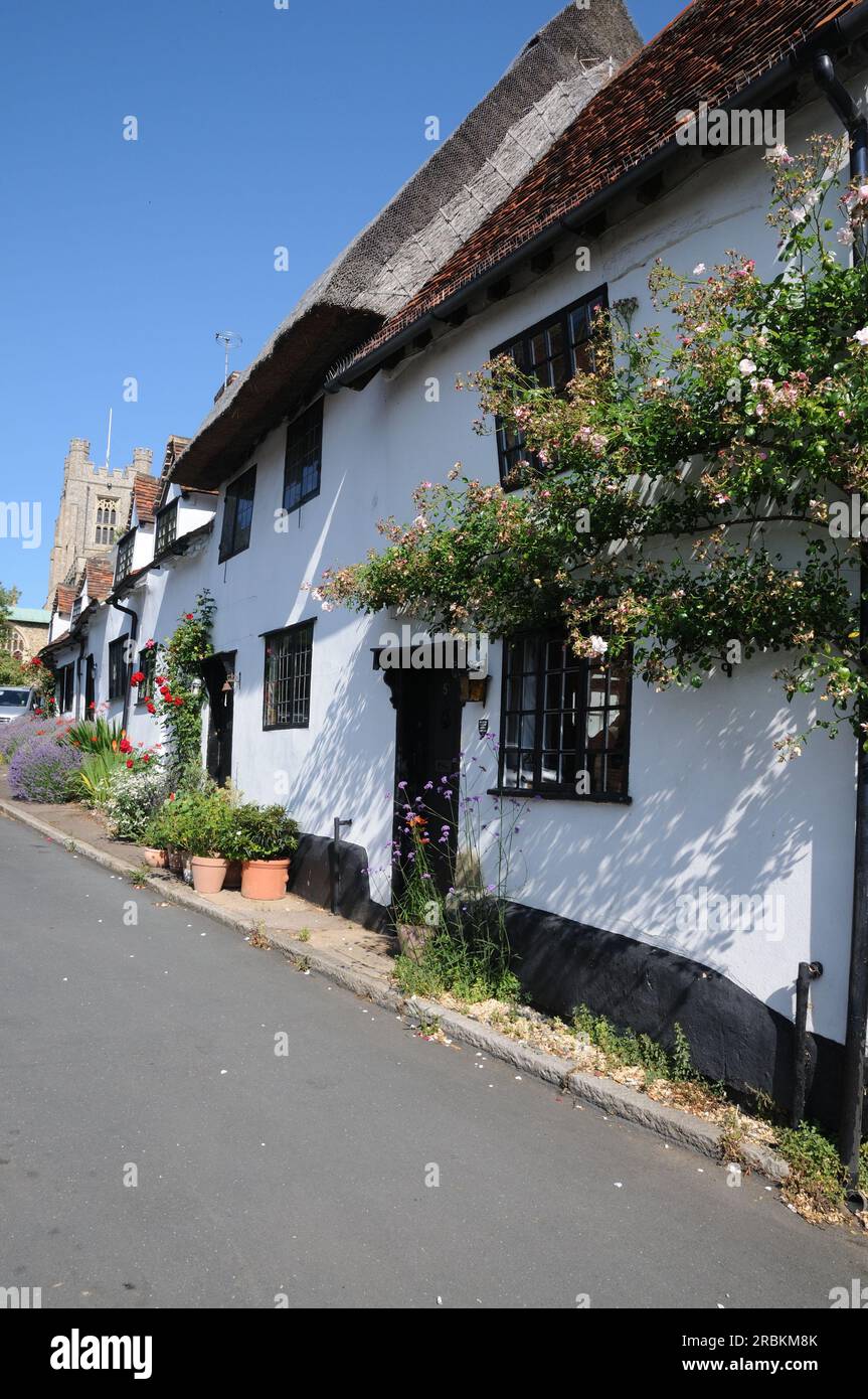 Cottage, Church Street, Newport, Essex Foto Stock