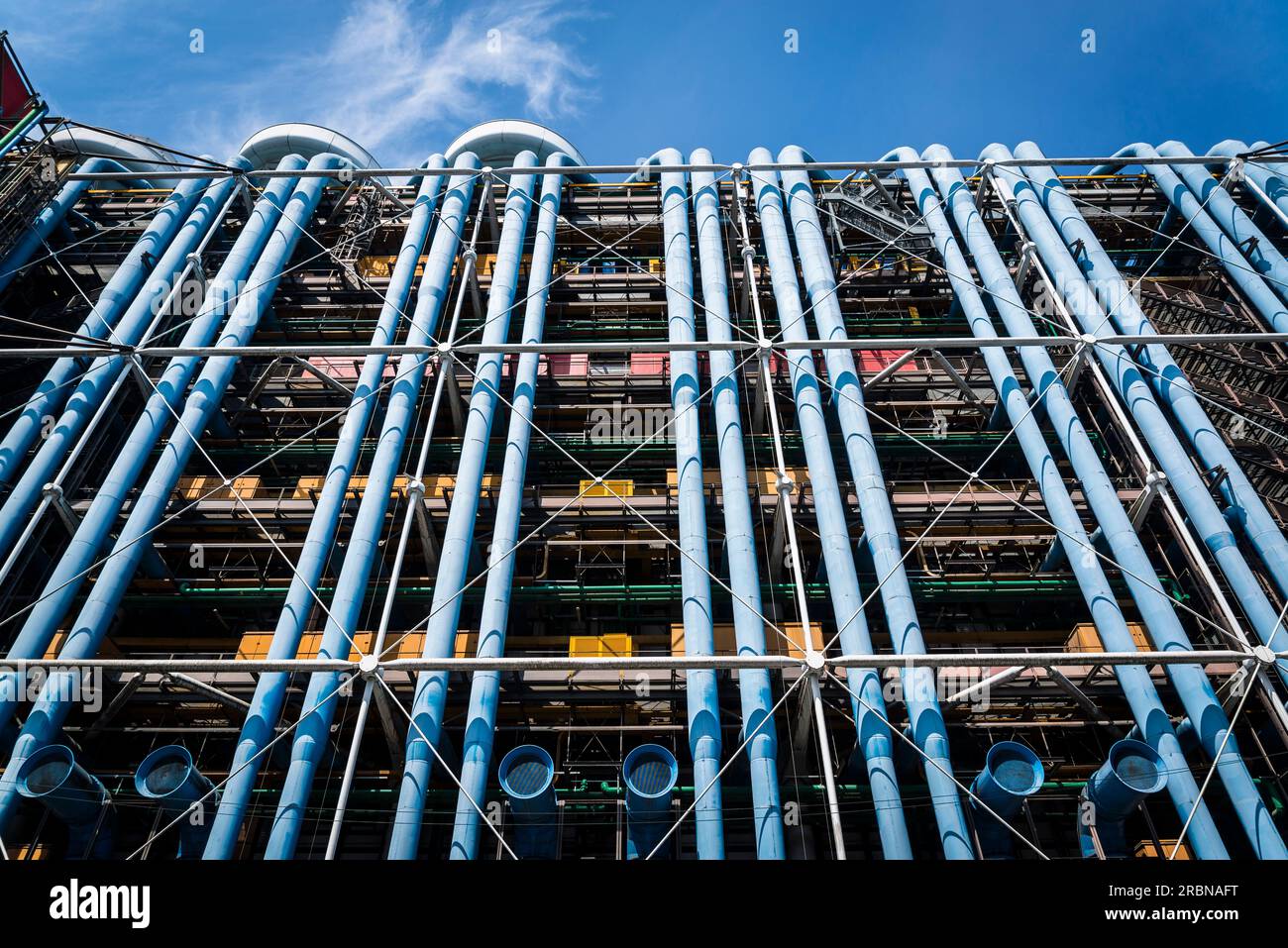 Pompidou Centre, un museo di arte moderna, Parigi, Francia Foto Stock