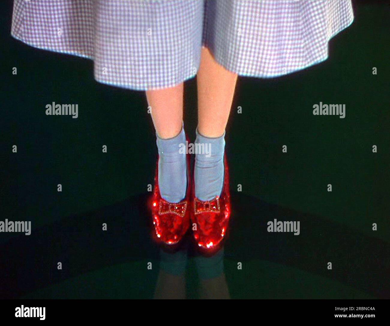 Il mago di Oz Ruby pantofole Foto Stock