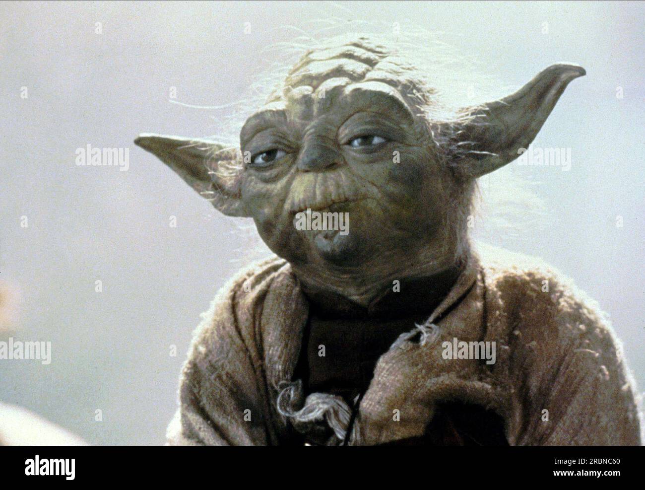 Star Wars episodio V l'Impero colpisce Yoda Foto Stock