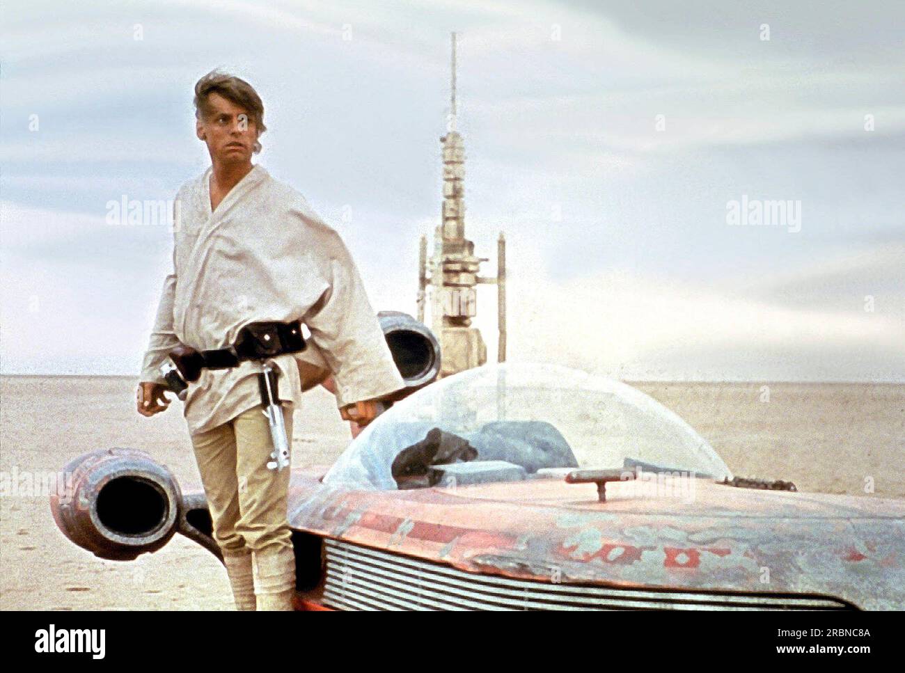Star Wars A New Hope Mark Hamill Luke Skywalker Foto Stock