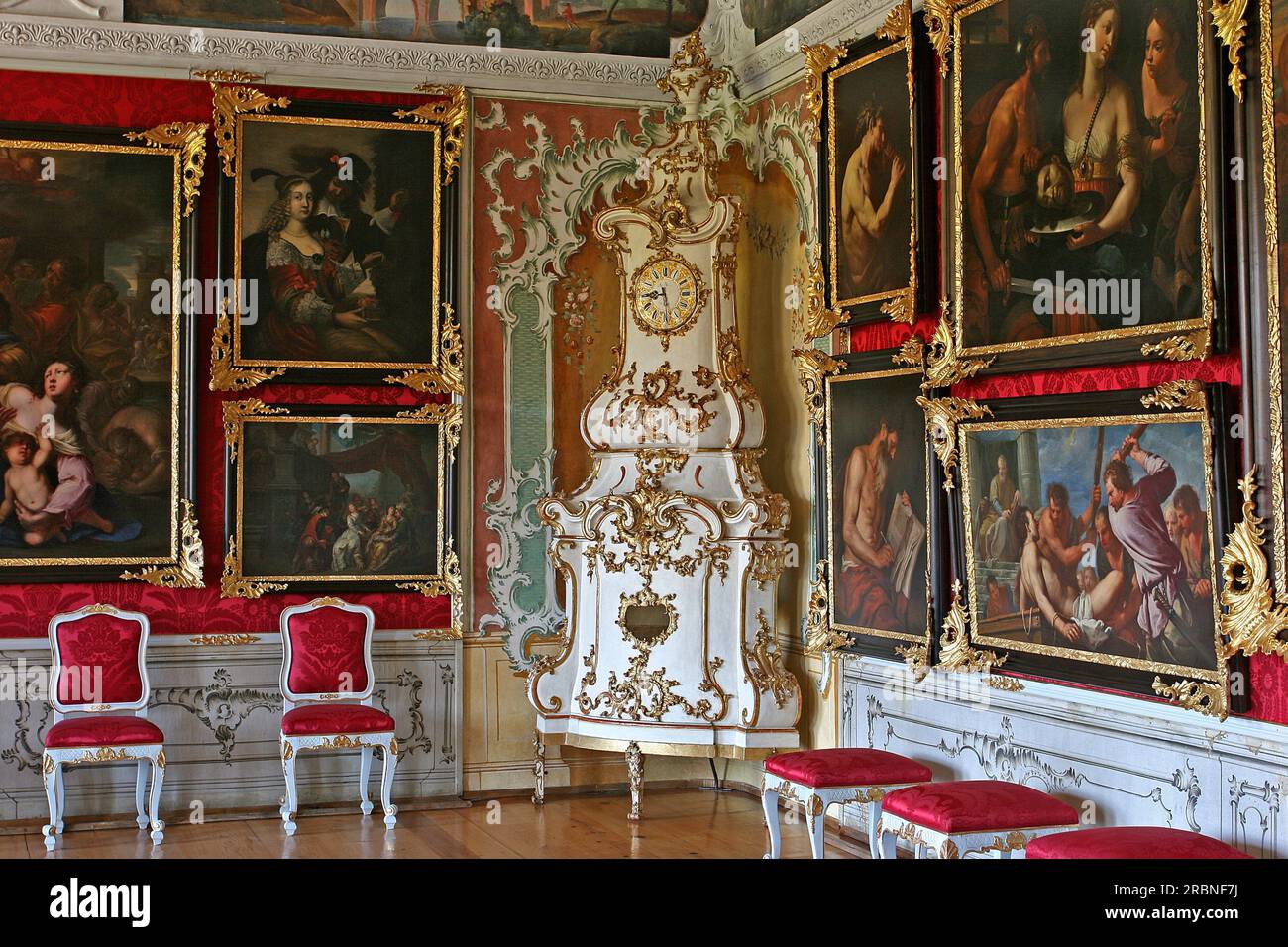 Galleria fotografica, Castello Eggenberg, Graz, Austria Foto Stock