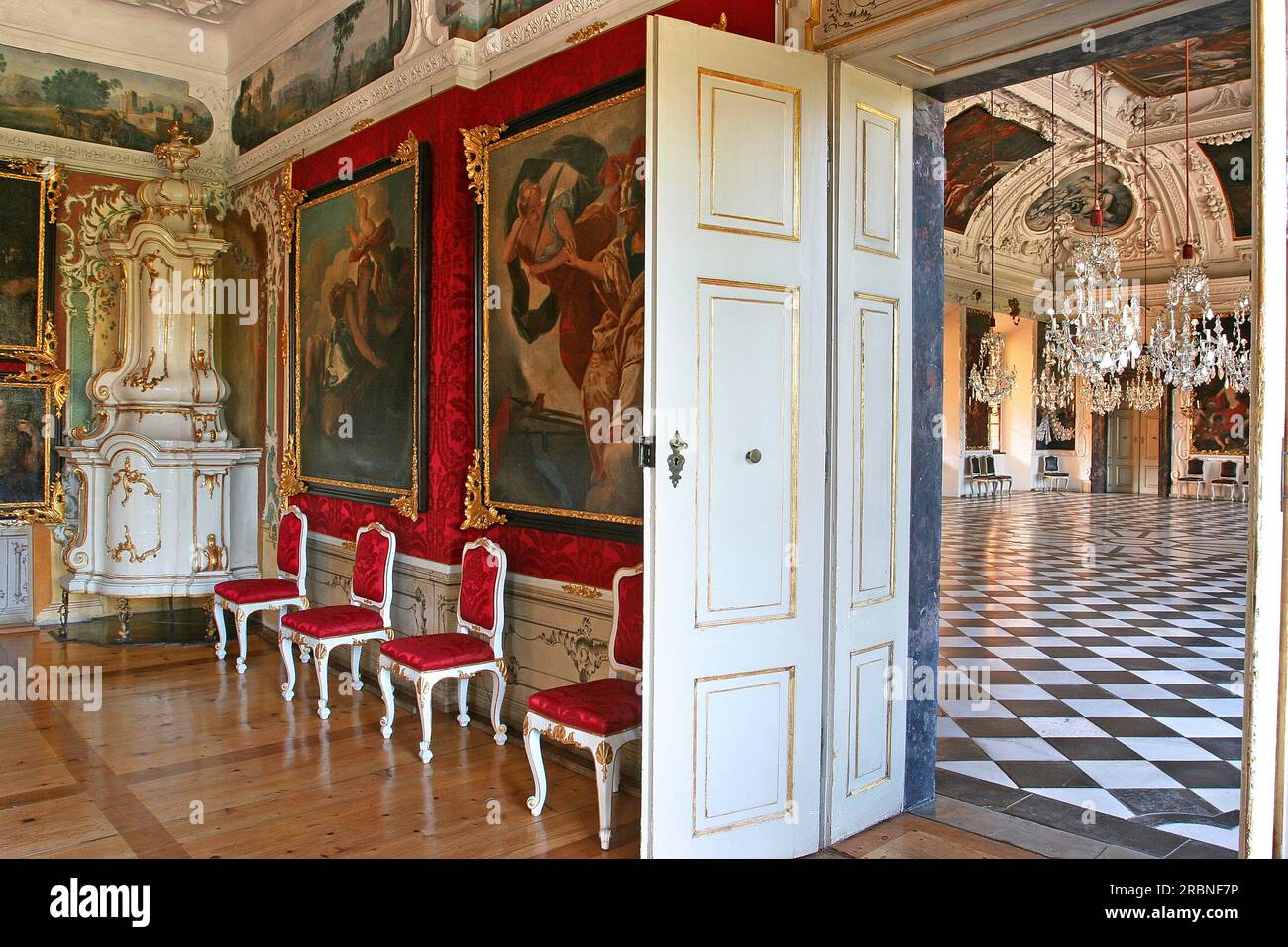 Galleria fotografica, Castello Eggenberg, Graz, Austria Foto Stock