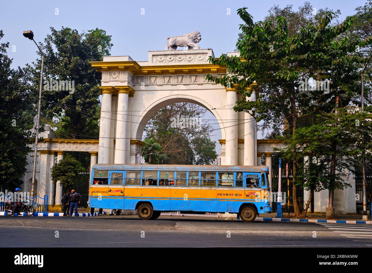 India, Bengala Occidentale, Calcutta, architettura coloniale Foto Stock