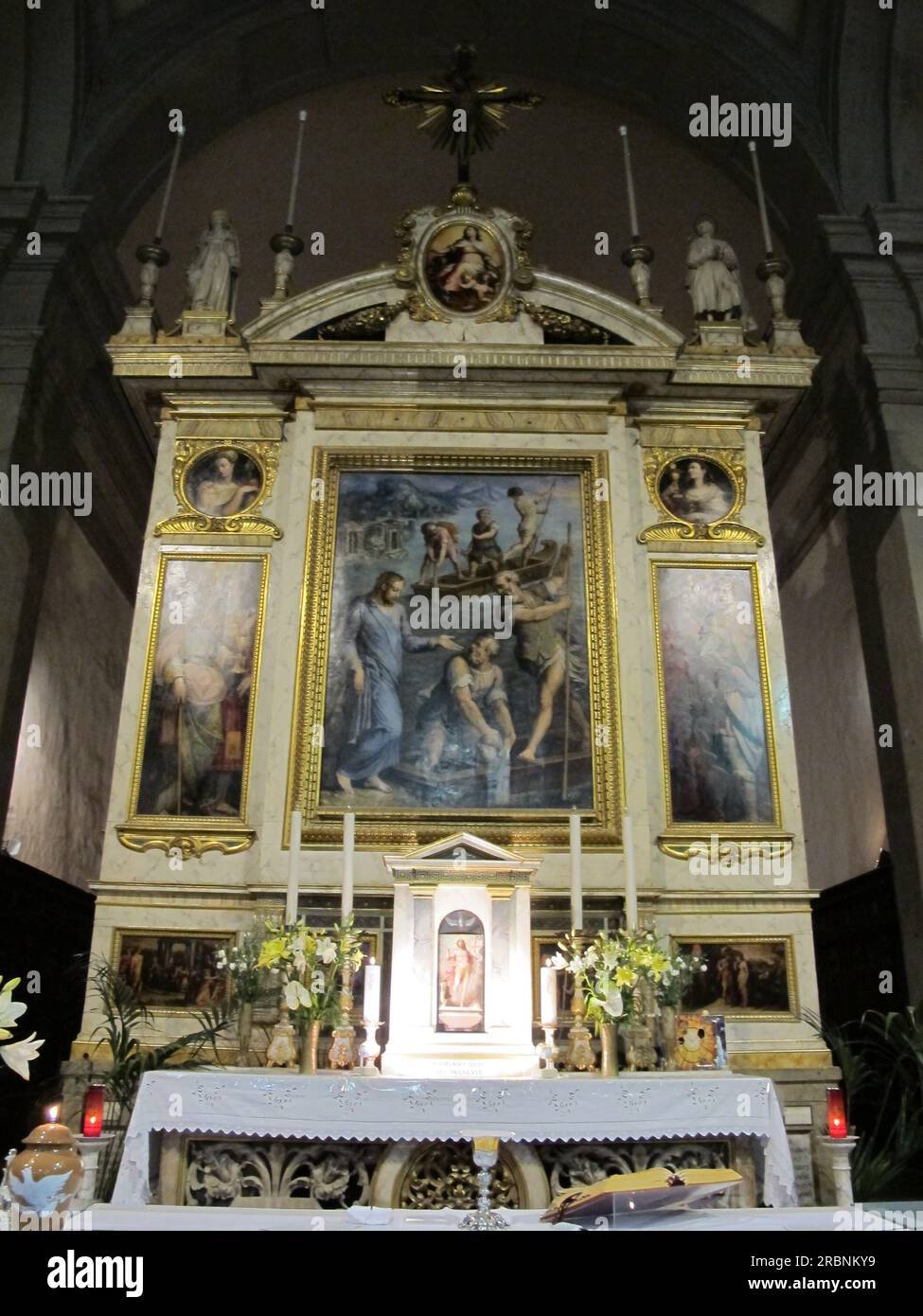 Altare Vasari 1562 di Giorgio Vasari Foto Stock