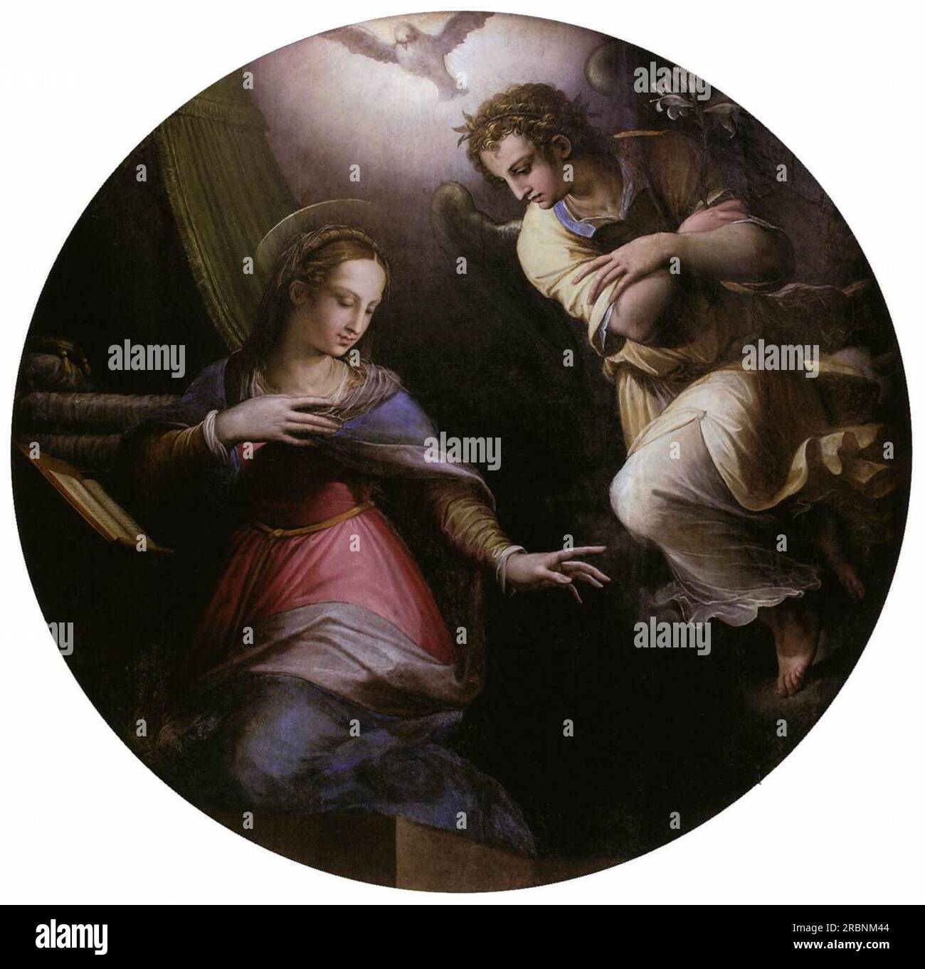 L'Annunciazione 1571 di Giorgio Vasari Foto Stock