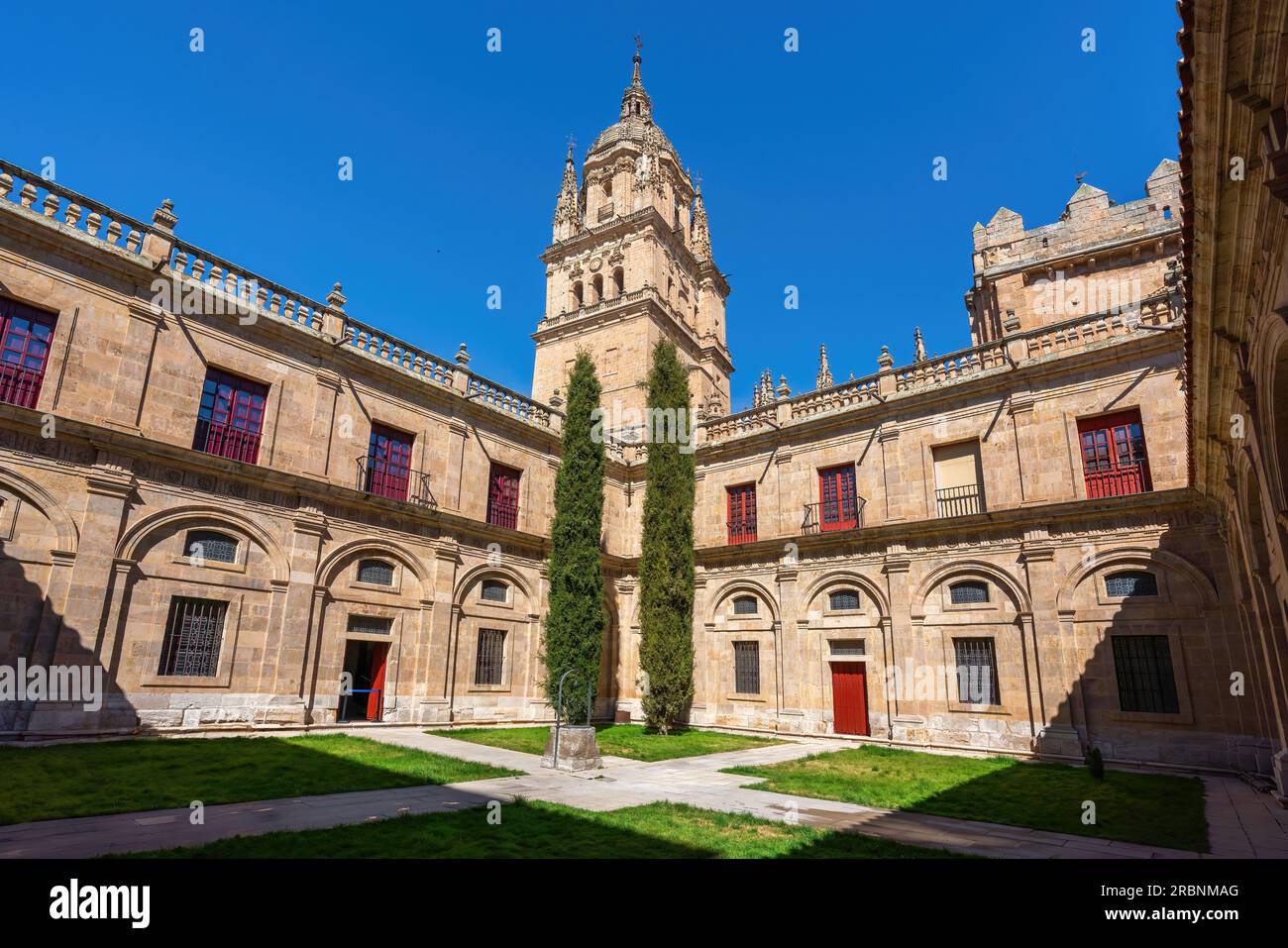 Antica Cattedrale di Salamanca Chiostro - Salamanca, Spagna Foto Stock