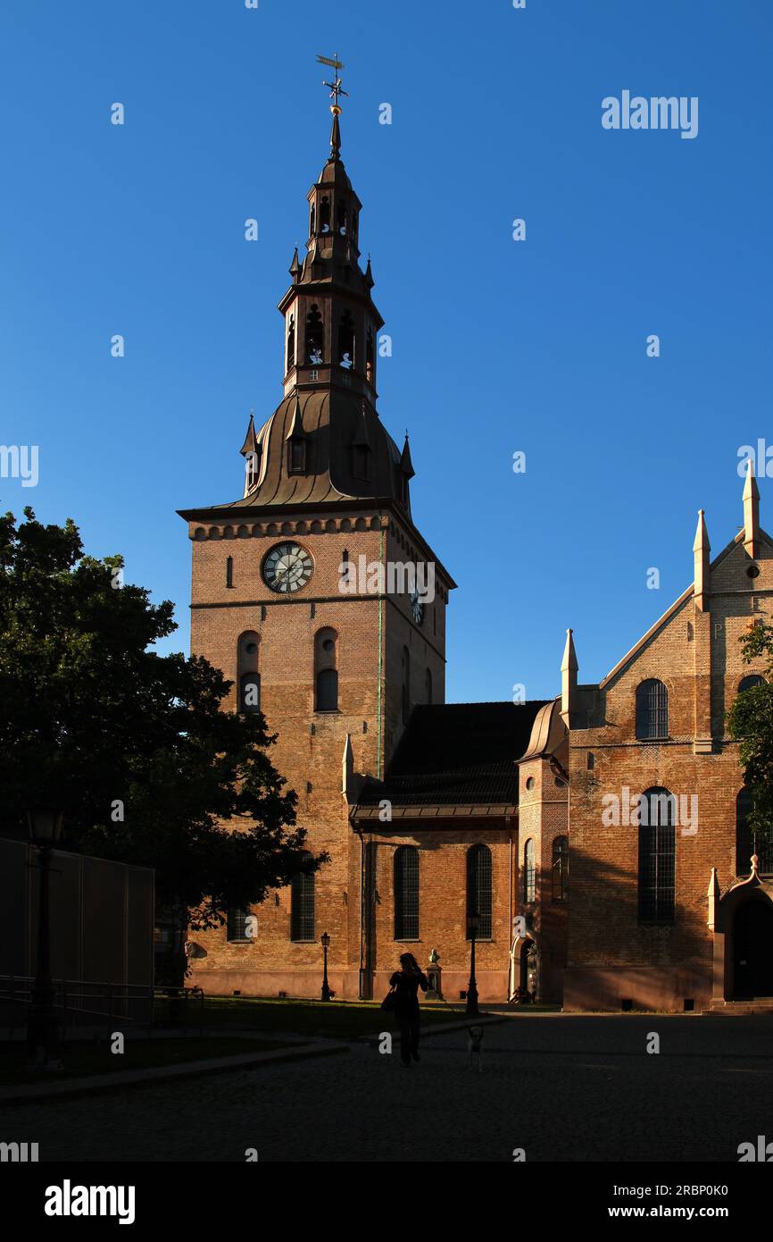 Cattedrale di Oslo, Oslo, Norvegia Foto Stock