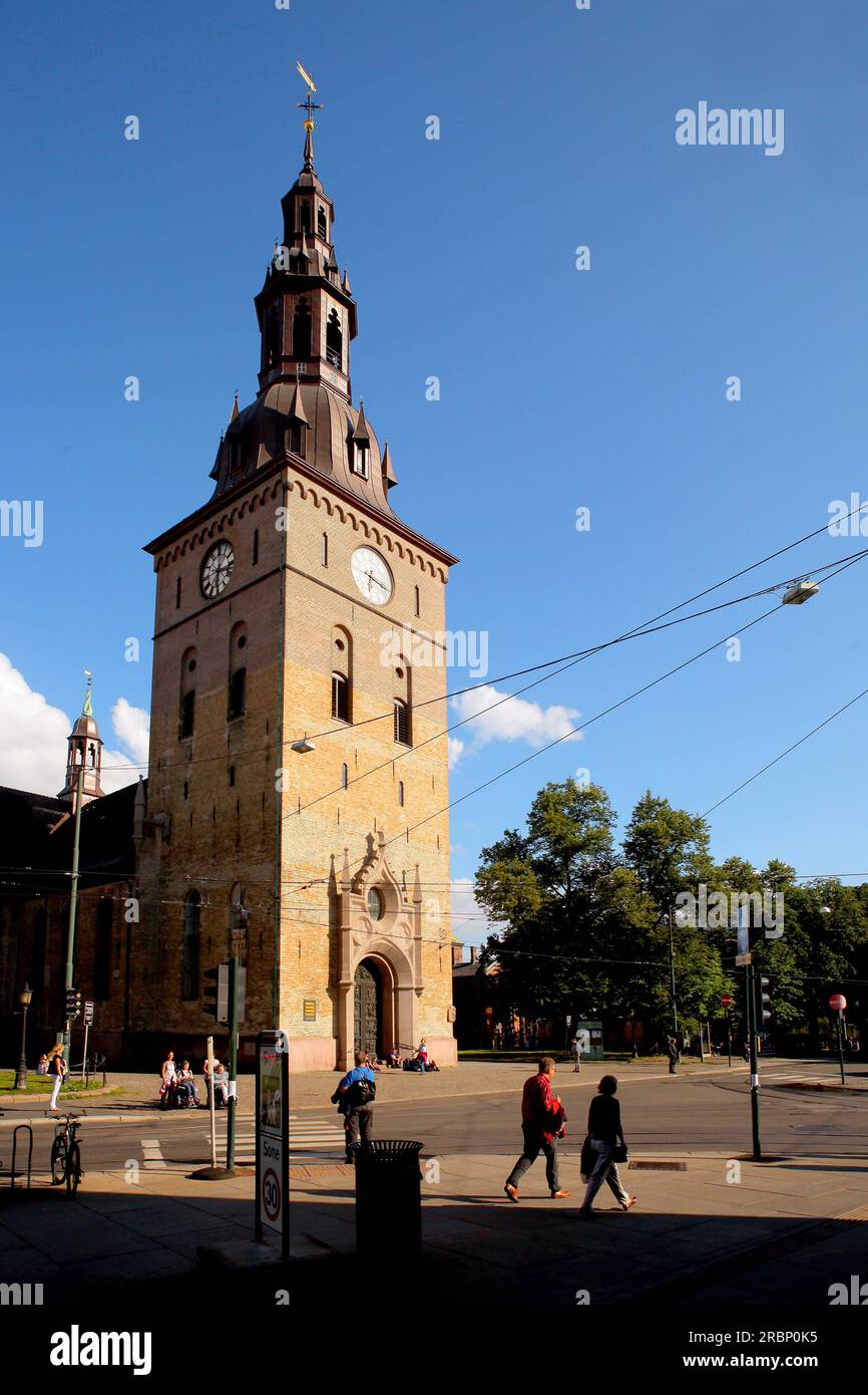 Cattedrale di Oslo, Oslo, Norvegia Foto Stock