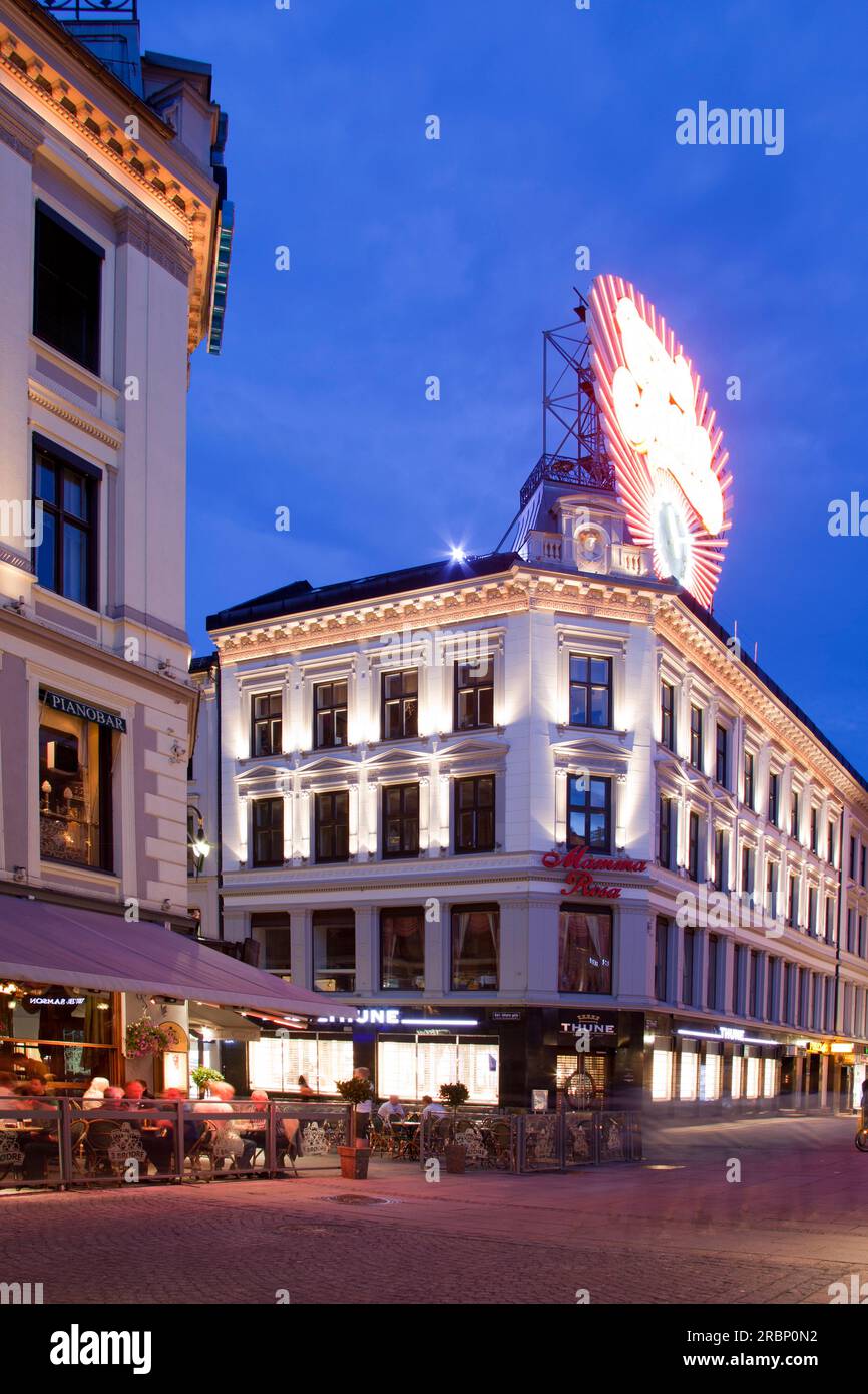 Joahns Gate, Oslo, Norvegia Foto Stock