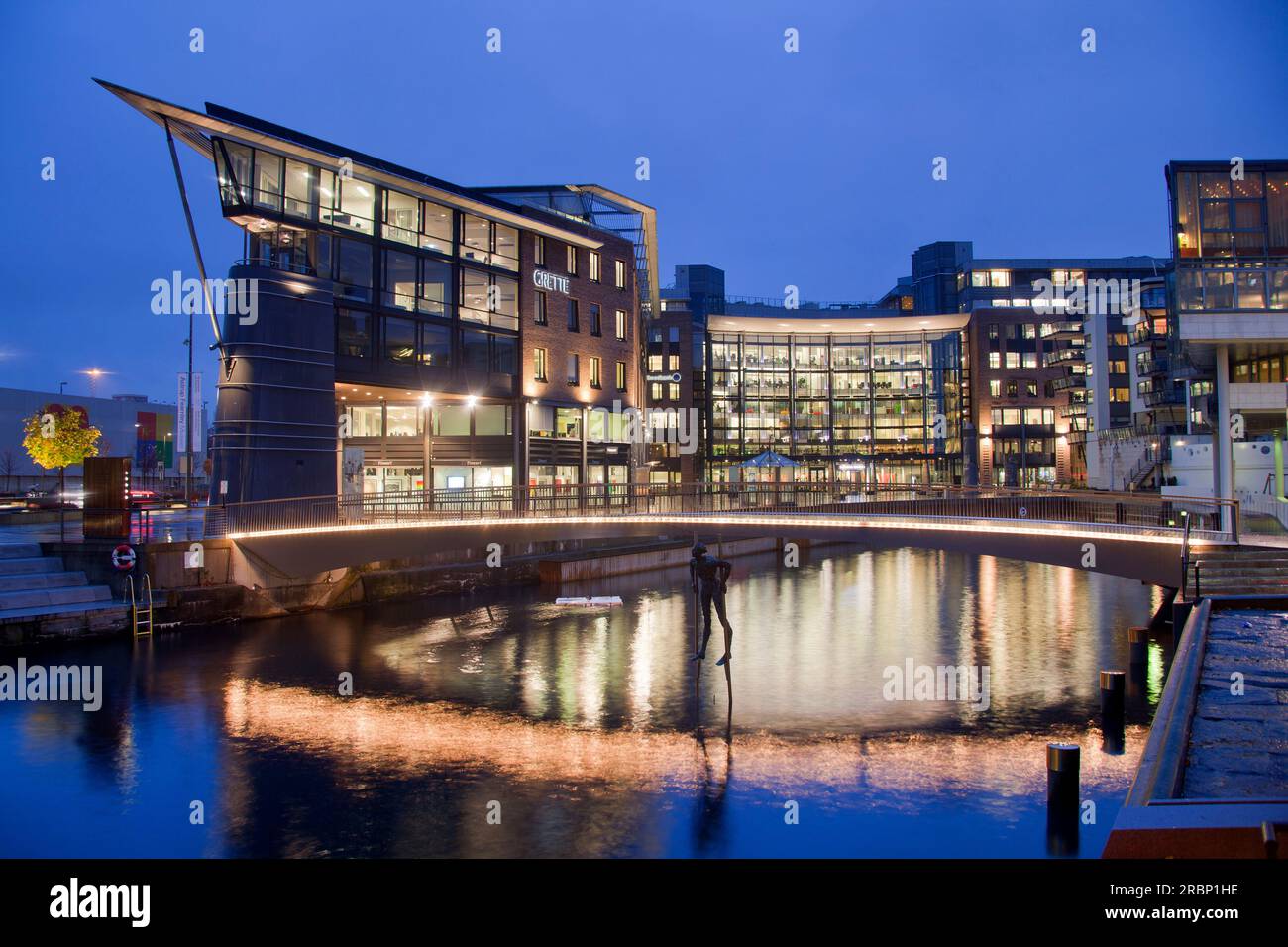 Distretto di Tjuvholmen, Oslo, Norvegia Foto Stock