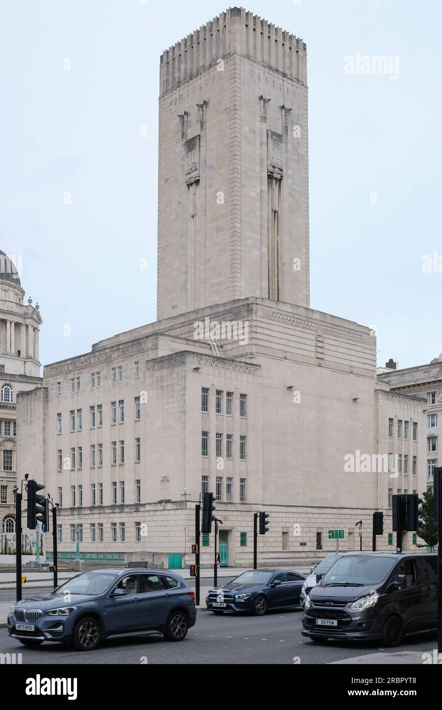 George's Dock Building, Mann Island, Liverpool Foto Stock