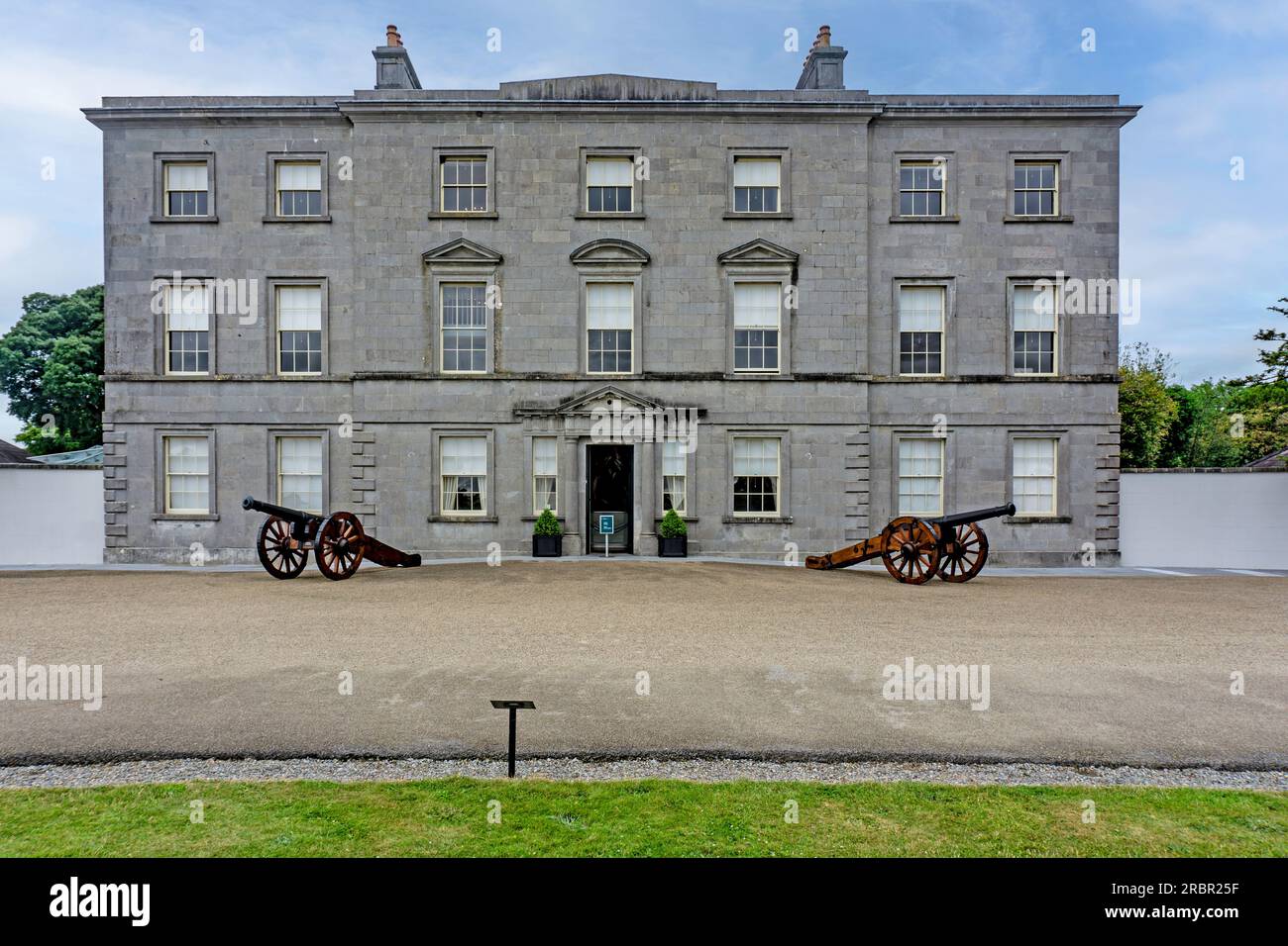 Oldbridge House, Battle of the Boyne Visitor Centre, Drogheda, Co Louth, Irlanda. Foto Stock