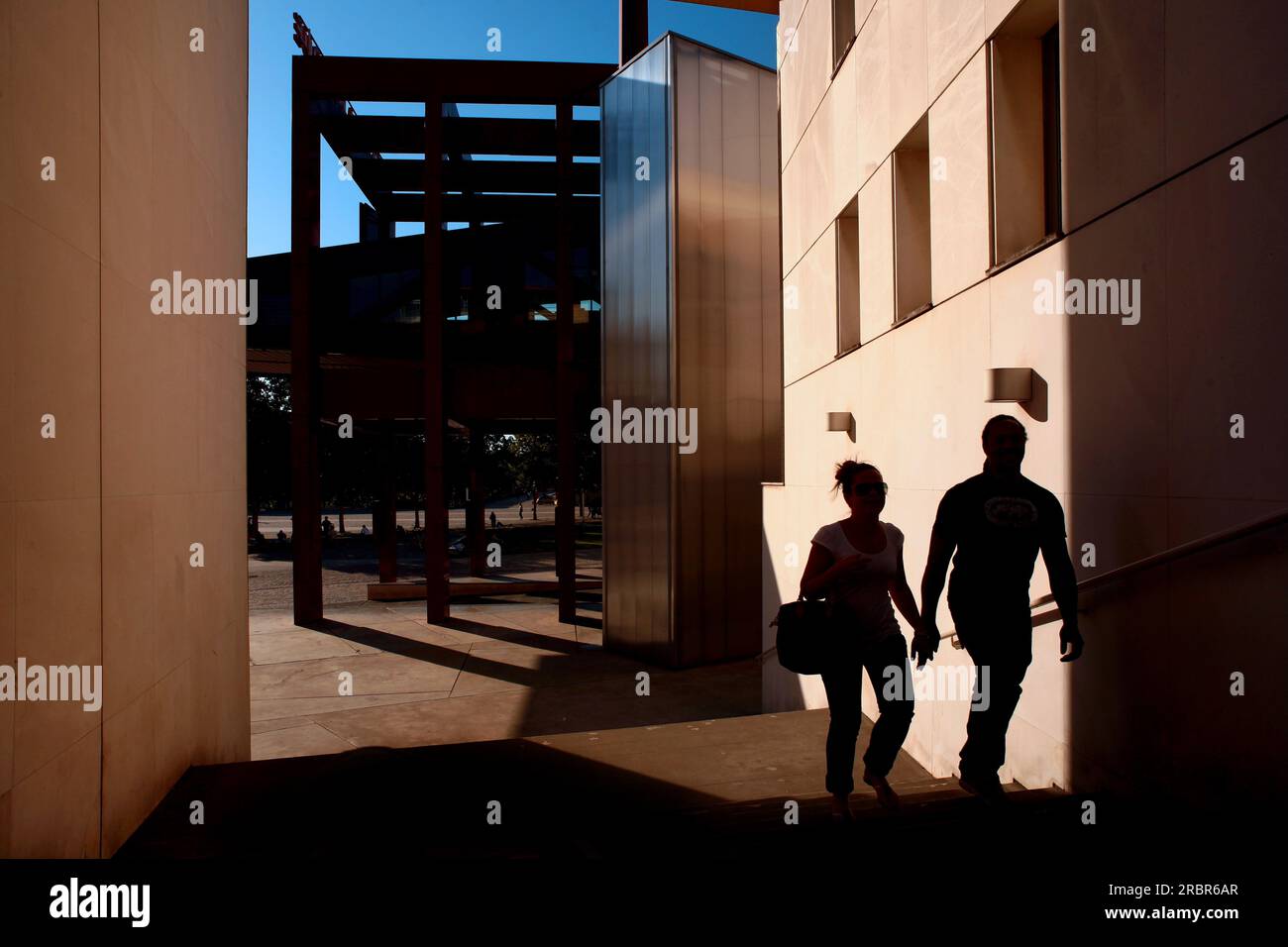 Parc de la Villette, Parigi, Francia Foto Stock