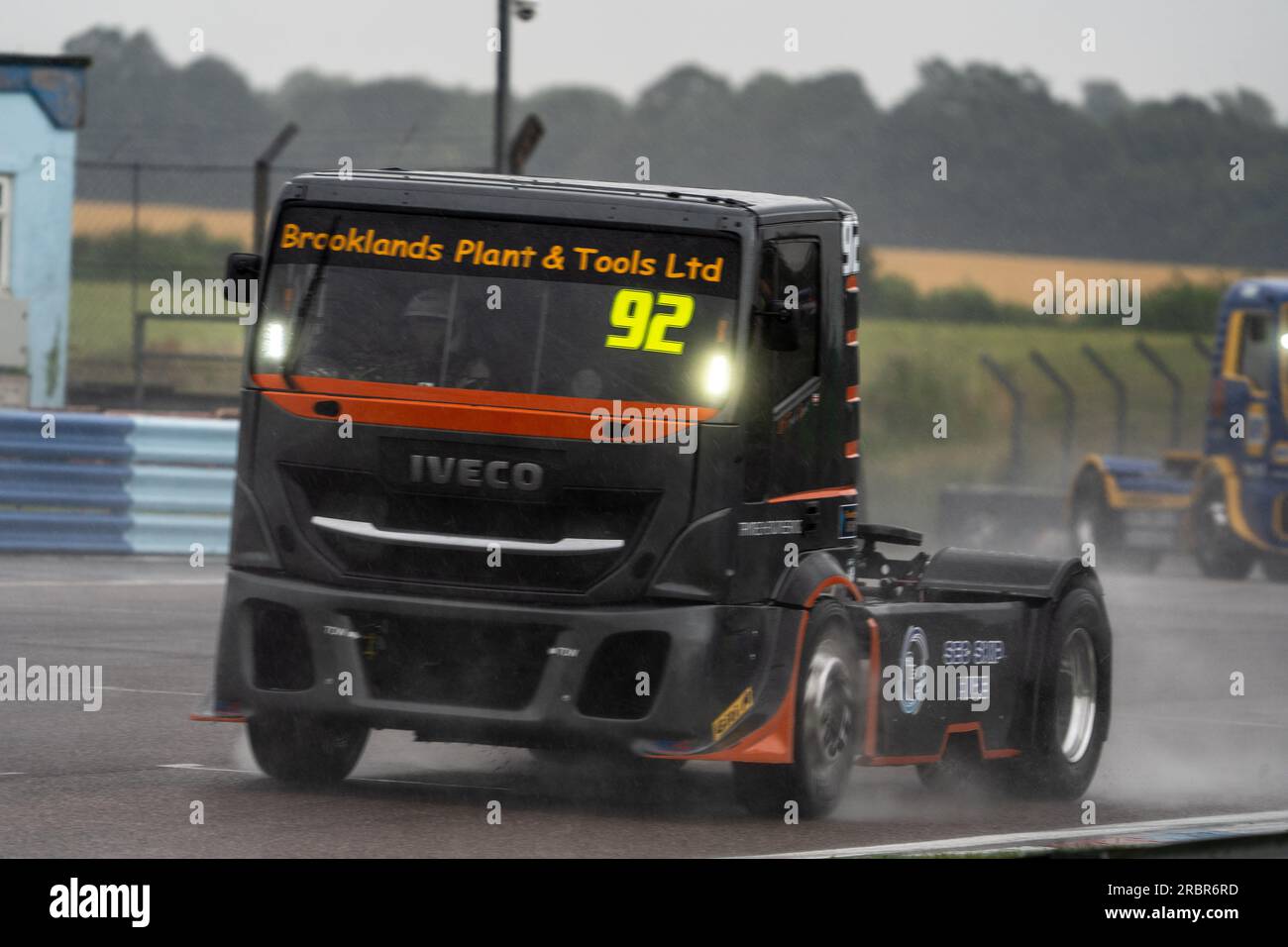 Andover, Regno Unito. 8 luglio 2023. Qualifiche durante il British Truck Racing Championship al Thruxton Circuit di Andover, Regno Unito, l'8 luglio 2023. Foto di Chris Williams. Solo per uso editoriale, licenza necessaria per uso commerciale. Nessun utilizzo in scommesse, giochi o pubblicazioni di un singolo club/campionato/giocatore. Credito: UK Sports Pics Ltd/Alamy Live News Foto Stock