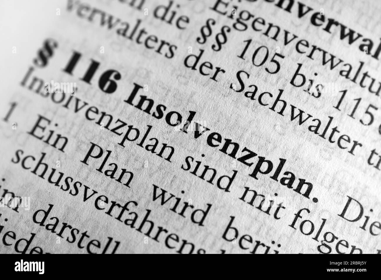 La parola tedesca di Foto Stock