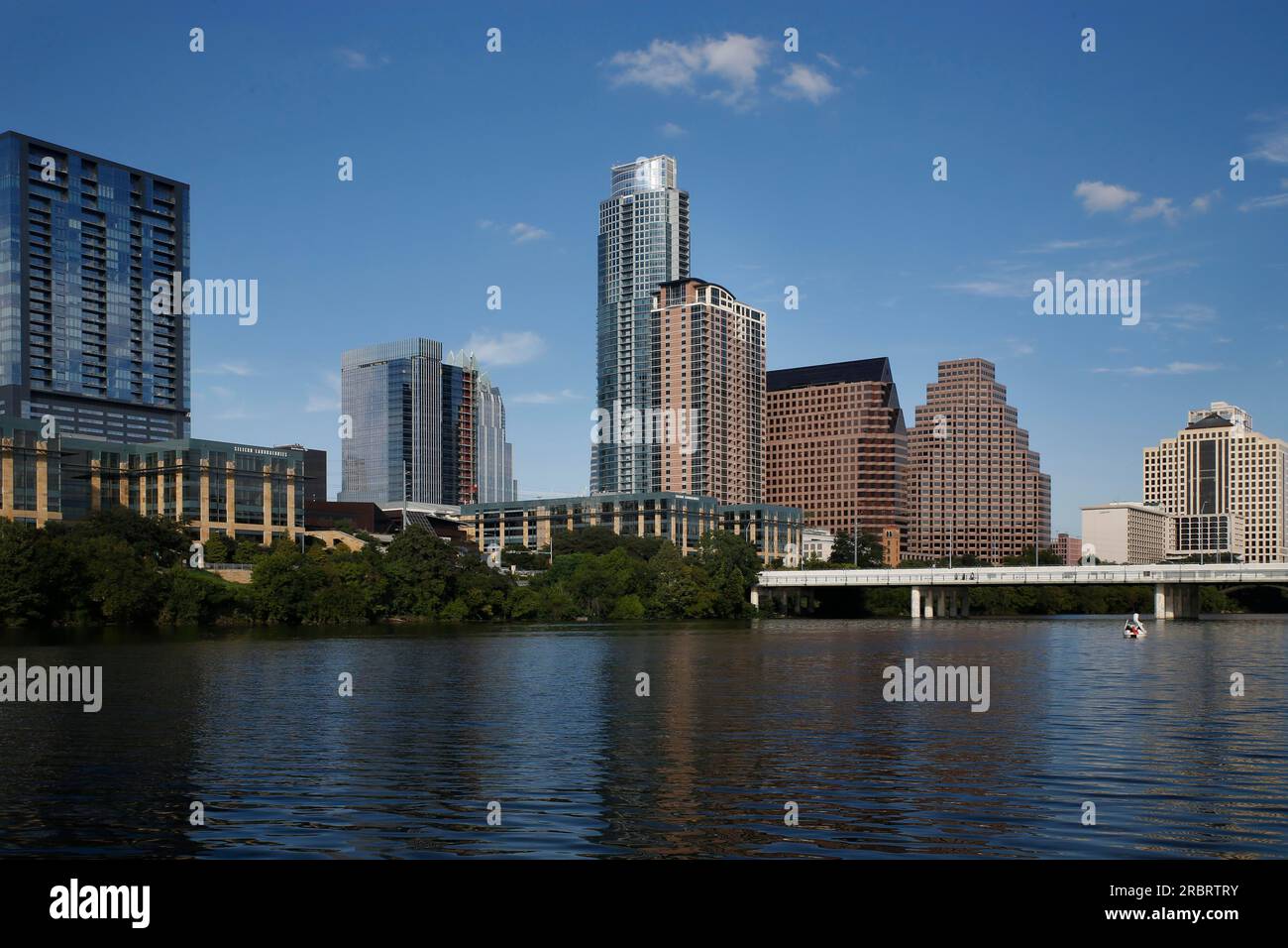 Austin è la capitale del Texas e il capoluogo della contea di Travis. Situato nel Texas centrale e nel sud-ovest americano, è l'undicesima città più popolosa Foto Stock