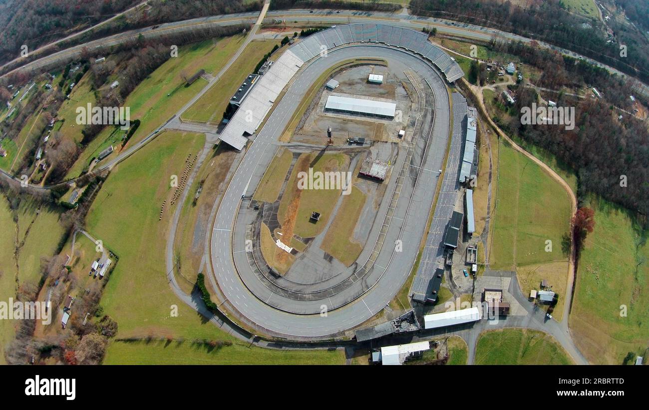 North Wilkesboro, NC, 22 novembre 2014: North Wilkesboro Speedway è stato un circuito breve che ha ospitato gare nelle prime tre serie della NASCAR dall'inizio della NASCAR Foto Stock