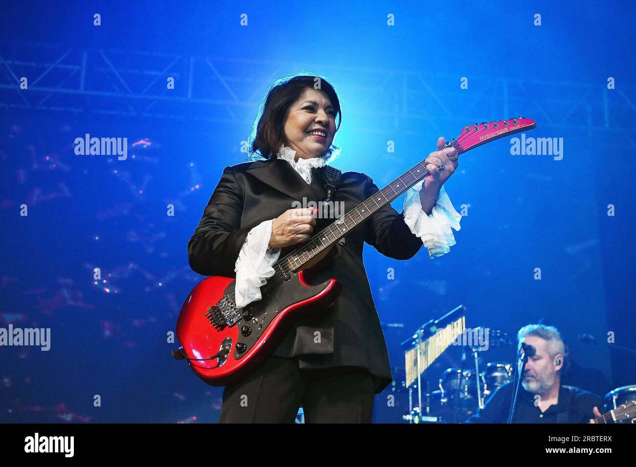 Rio de Janeiro, 3 giugno 2023. La cantante Roberta Miranda, durante uno spettacolo alla Espac Hall nella città di Rio de Janeiro. Foto Stock