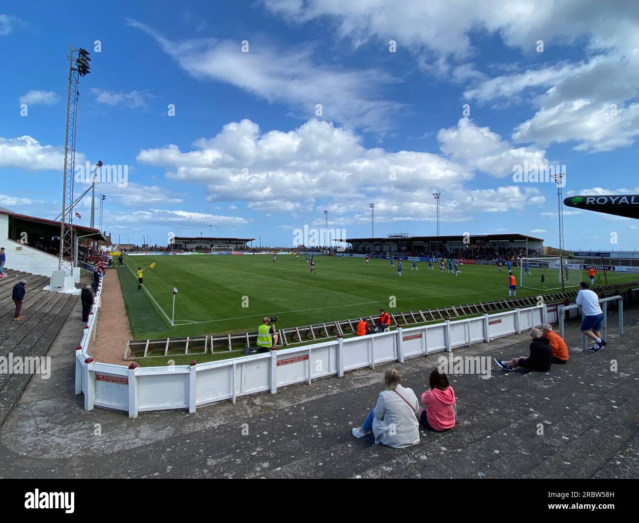 Gayfield, Arbroath, Angus, Scozia, Regno Unito Foto Stock