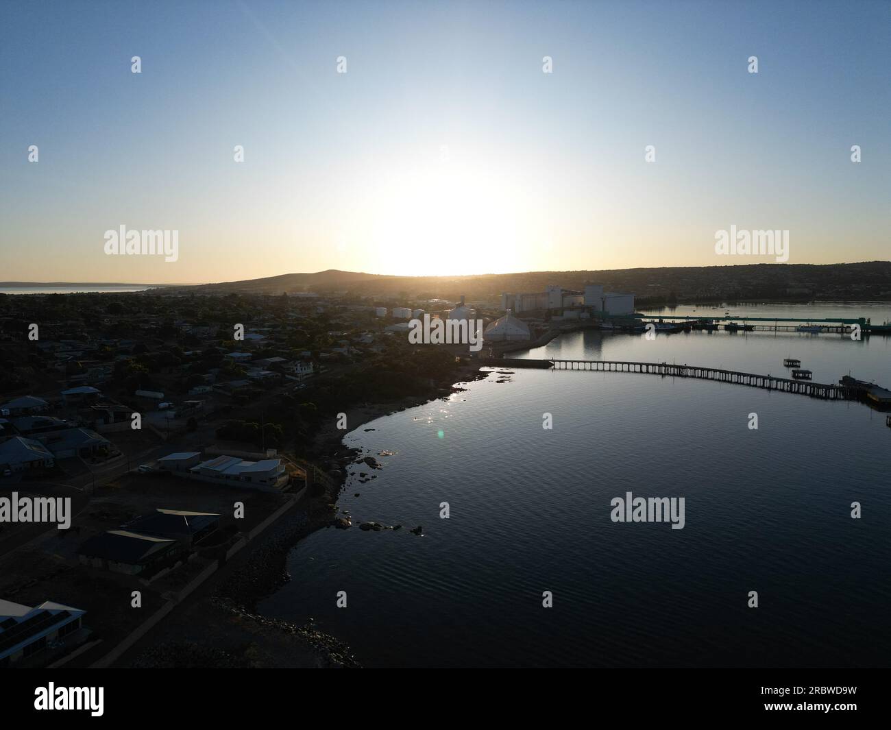 Porto di Port Lincoln Foto Stock