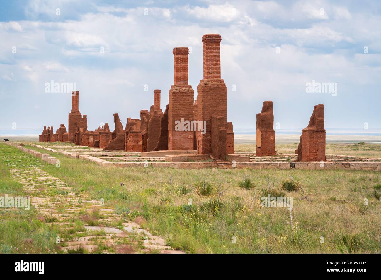 Fort Union National Monument, sito NPS nel New Mexico Foto Stock