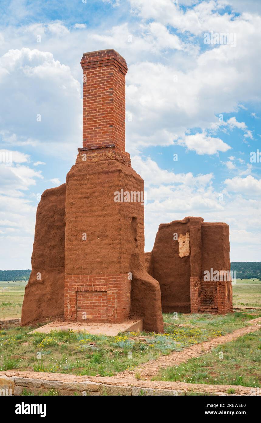 Fort Union National Monument, sito NPS nel New Mexico Foto Stock
