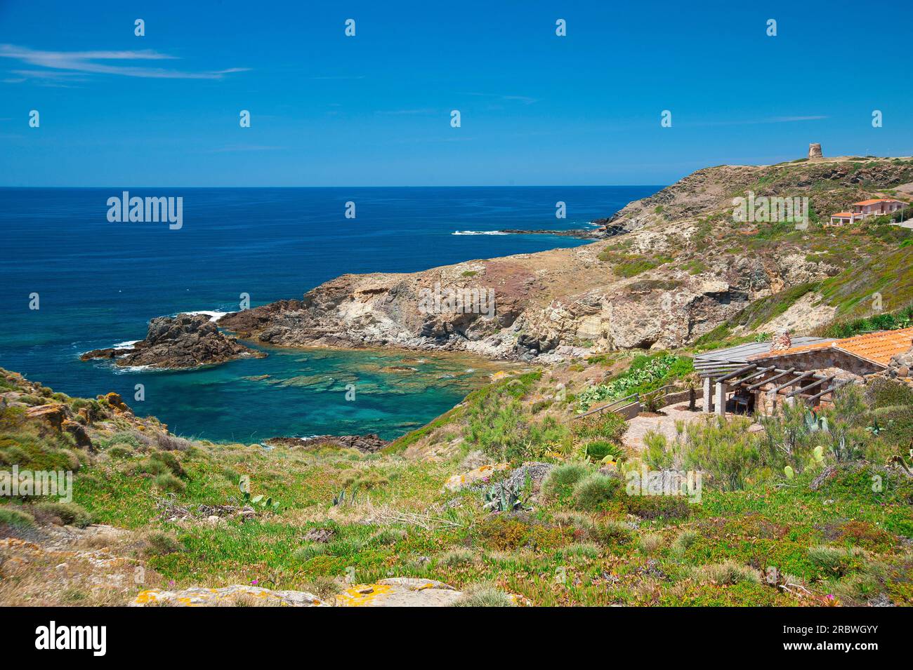 Torre dei Corsari, Arbus, Sardegna, Italia, Europa Foto Stock