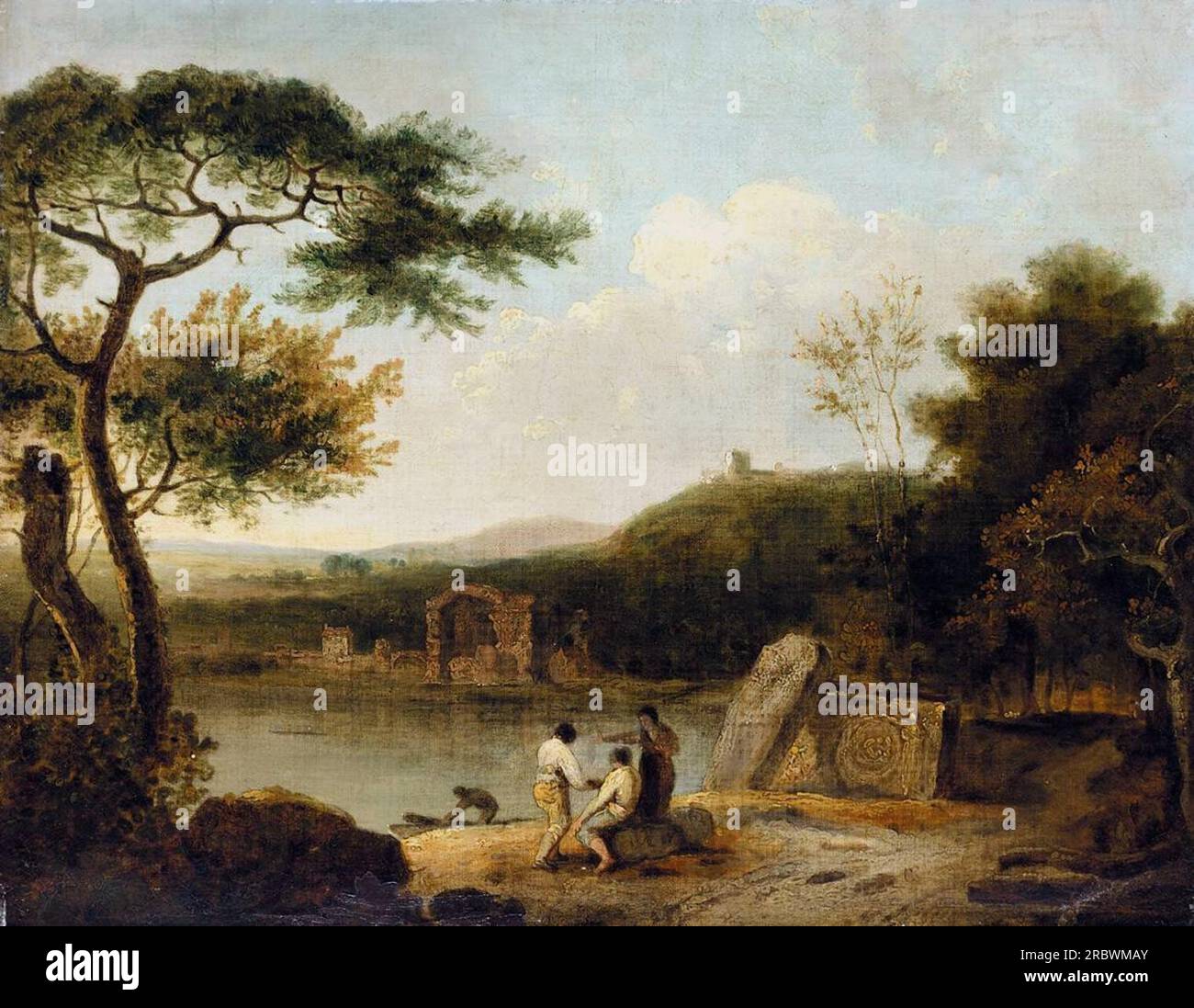 Lago Avernus i 1765 di Richard Wilson Foto Stock