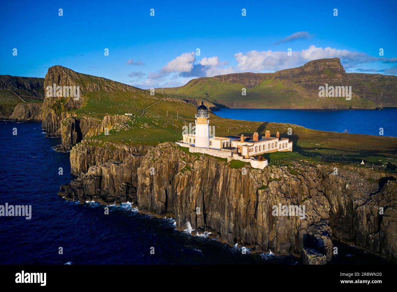 Regno Unito, Scozia, Isola di Skye, penisola e faro di Neist Point Foto Stock