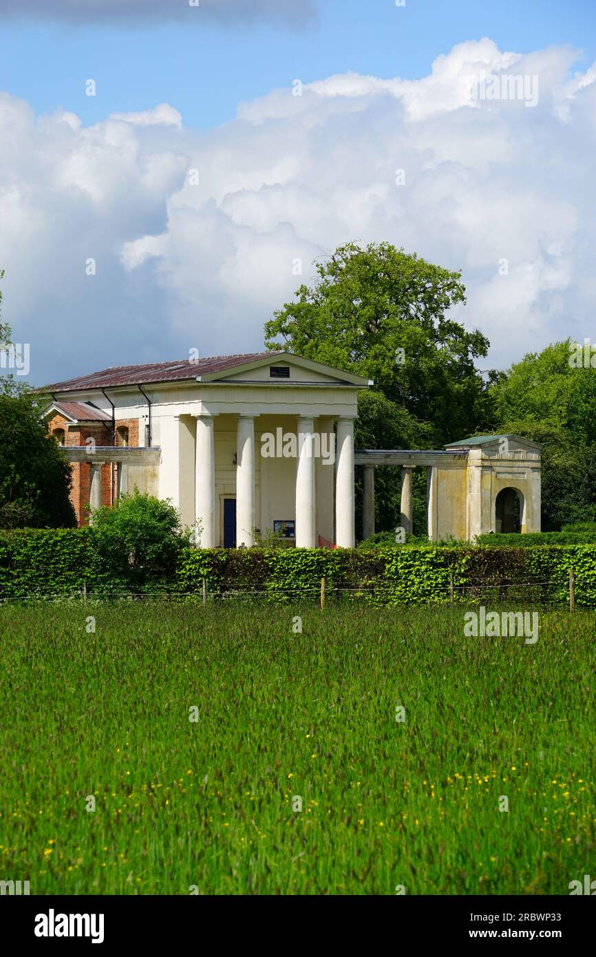 La nuova chiesa di San Lorenzo, ad Ayot St Lawrence Foto Stock