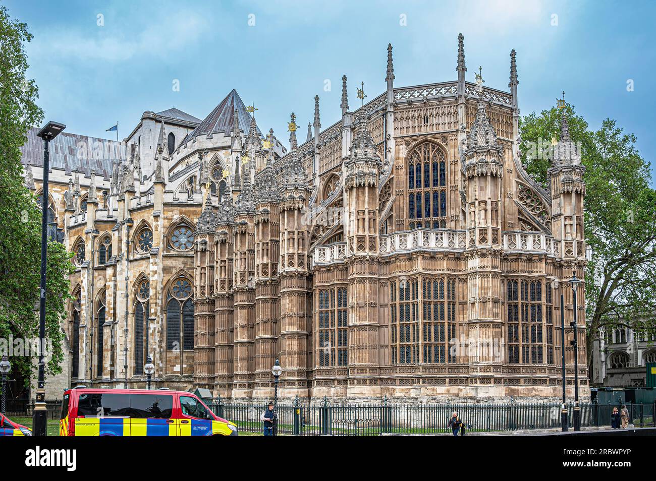 Abbazia di Westminster a Londra. Foto Stock
