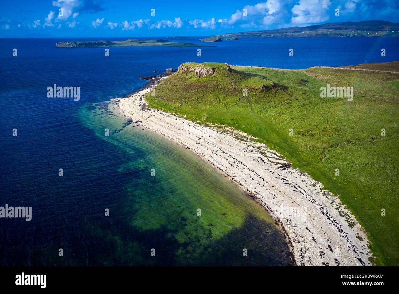 Regno Unito, Scozia, Isola di Skye, Coral Beach Foto Stock