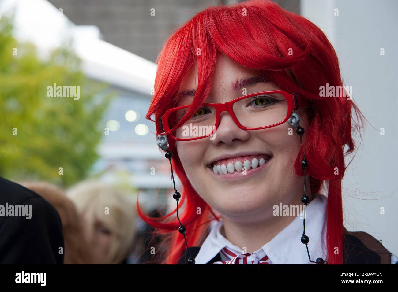 Cosplayer, Frankfurter Buchmesse, Frankfurt Book Fair, Francoforte, Assia, Germania, Europa Foto Stock
