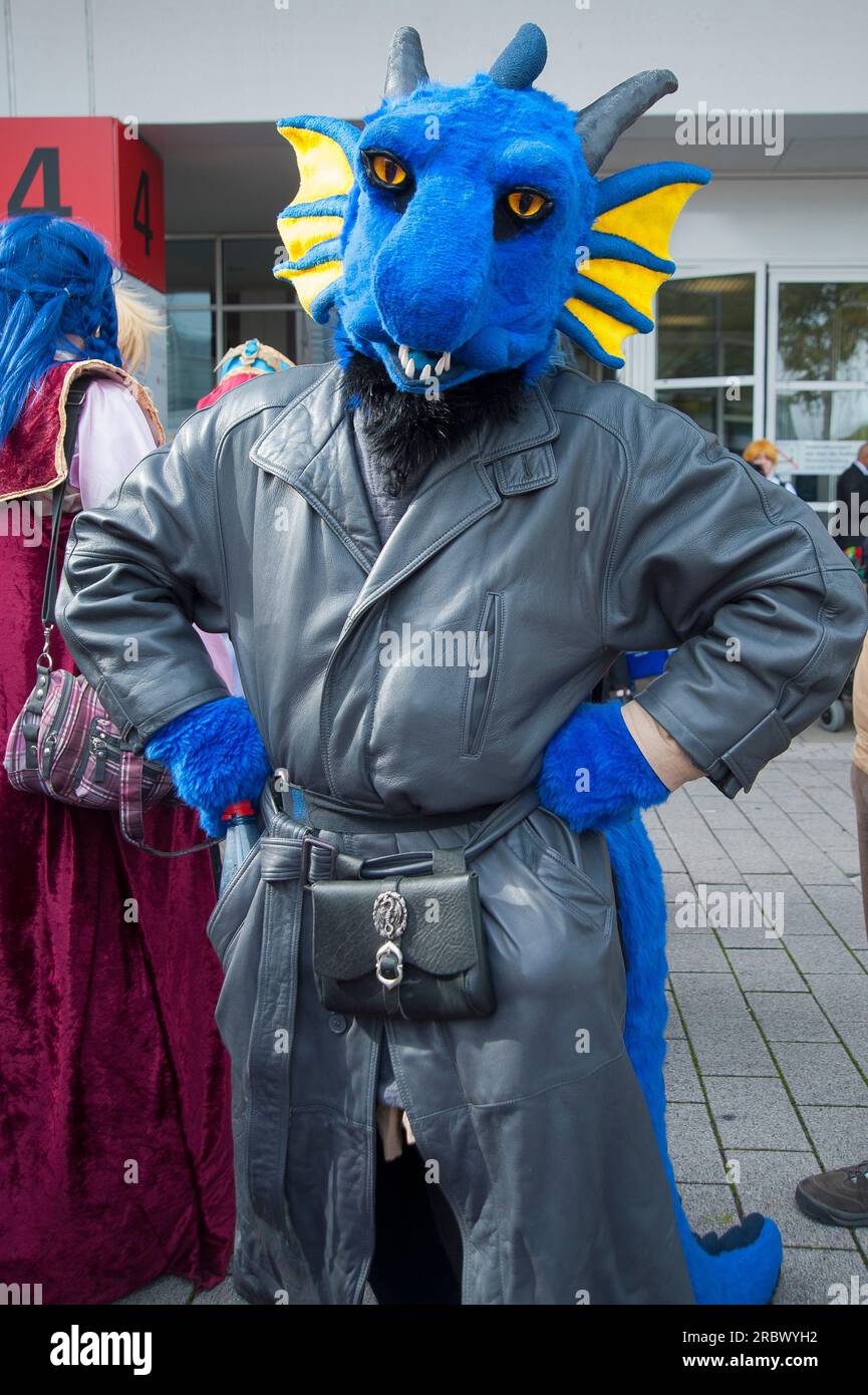 Cosplayer, Frankfurter Buchmesse, Frankfurt Book Fair, Francoforte, Assia, Germania, Europa Foto Stock