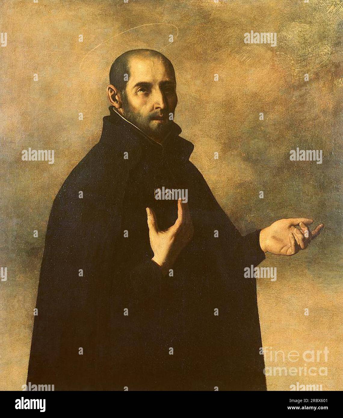 St Ignatius Loyola di Francisco de Zurbaran Foto Stock