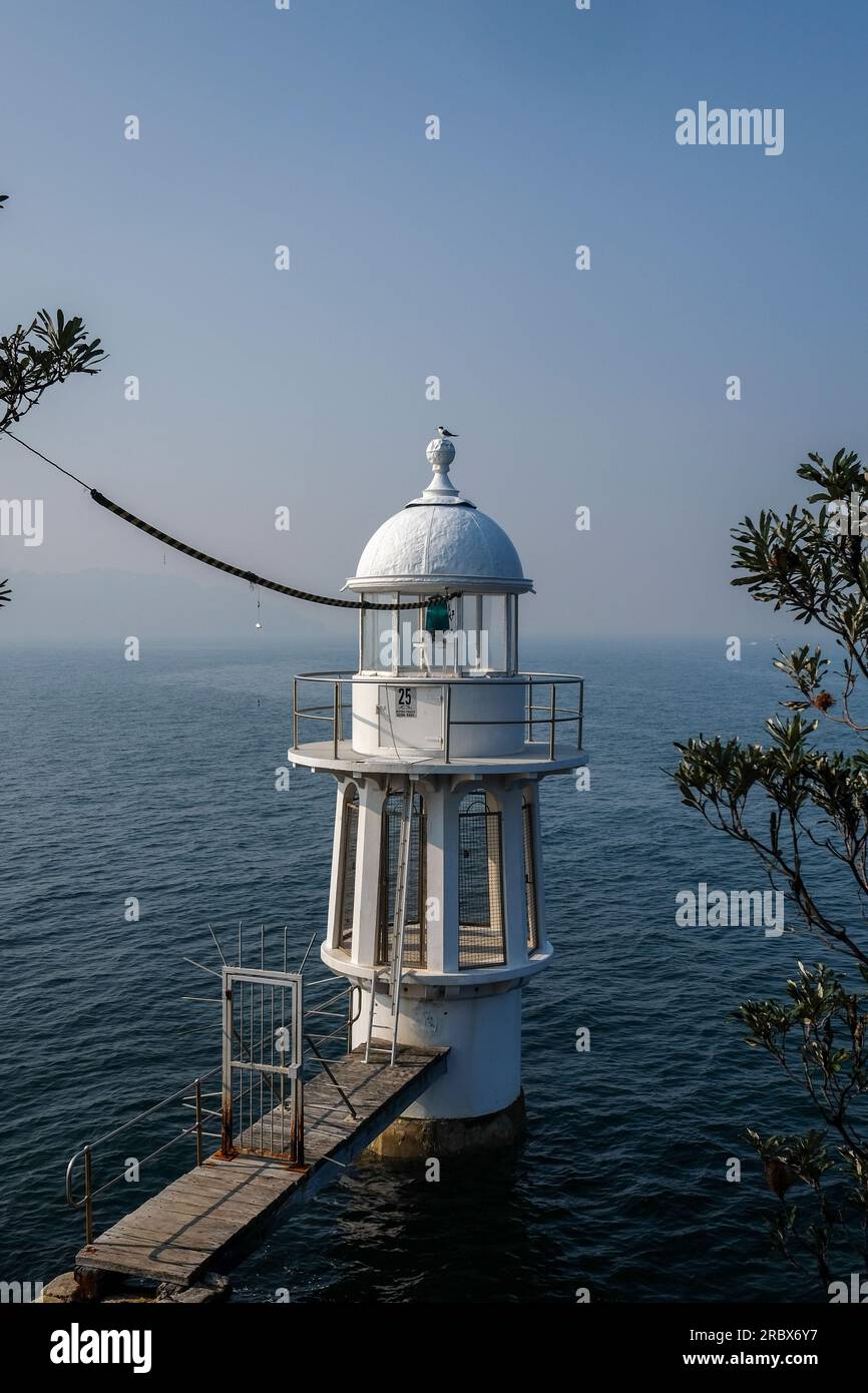 Faro di Robertsons Point (nuovo Galles del Sud) Sydney Foto Stock