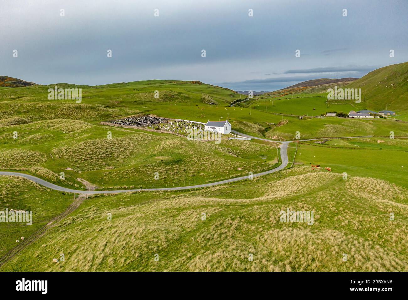 St Marys Church di Lagg, contea di Donegal, Irlanda. Foto Stock