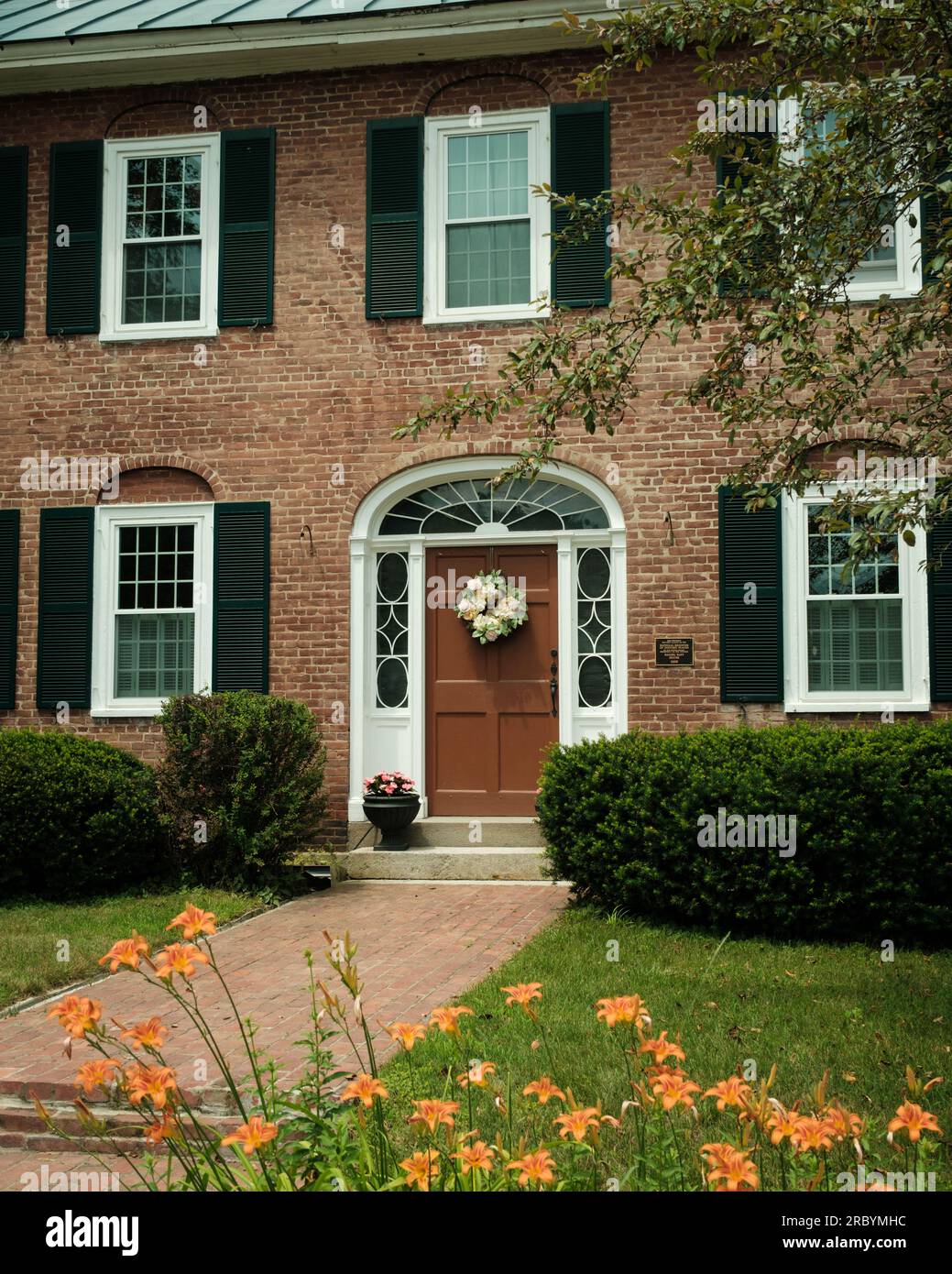 Una casa a Taftsville, Woodstock, Vermont Foto Stock