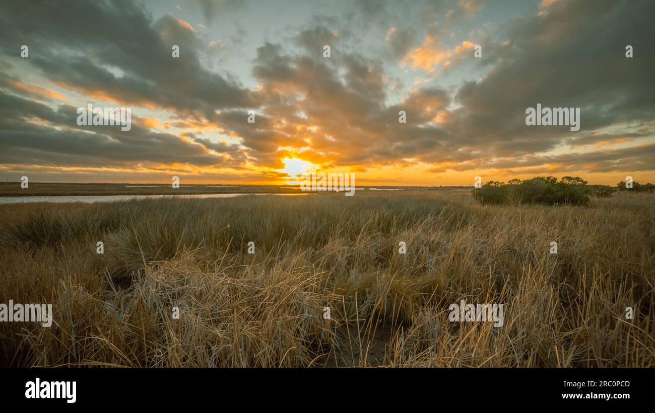 Bodie Island Sunrise | Nags Head (Outer Banks), North Carolina, Stati Uniti Foto Stock