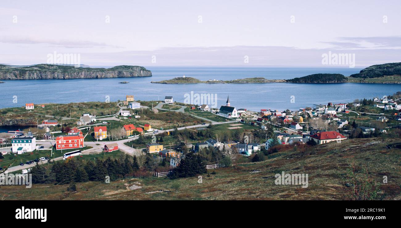 Città storica di Trinity, Terranova, Canada. Foto Stock