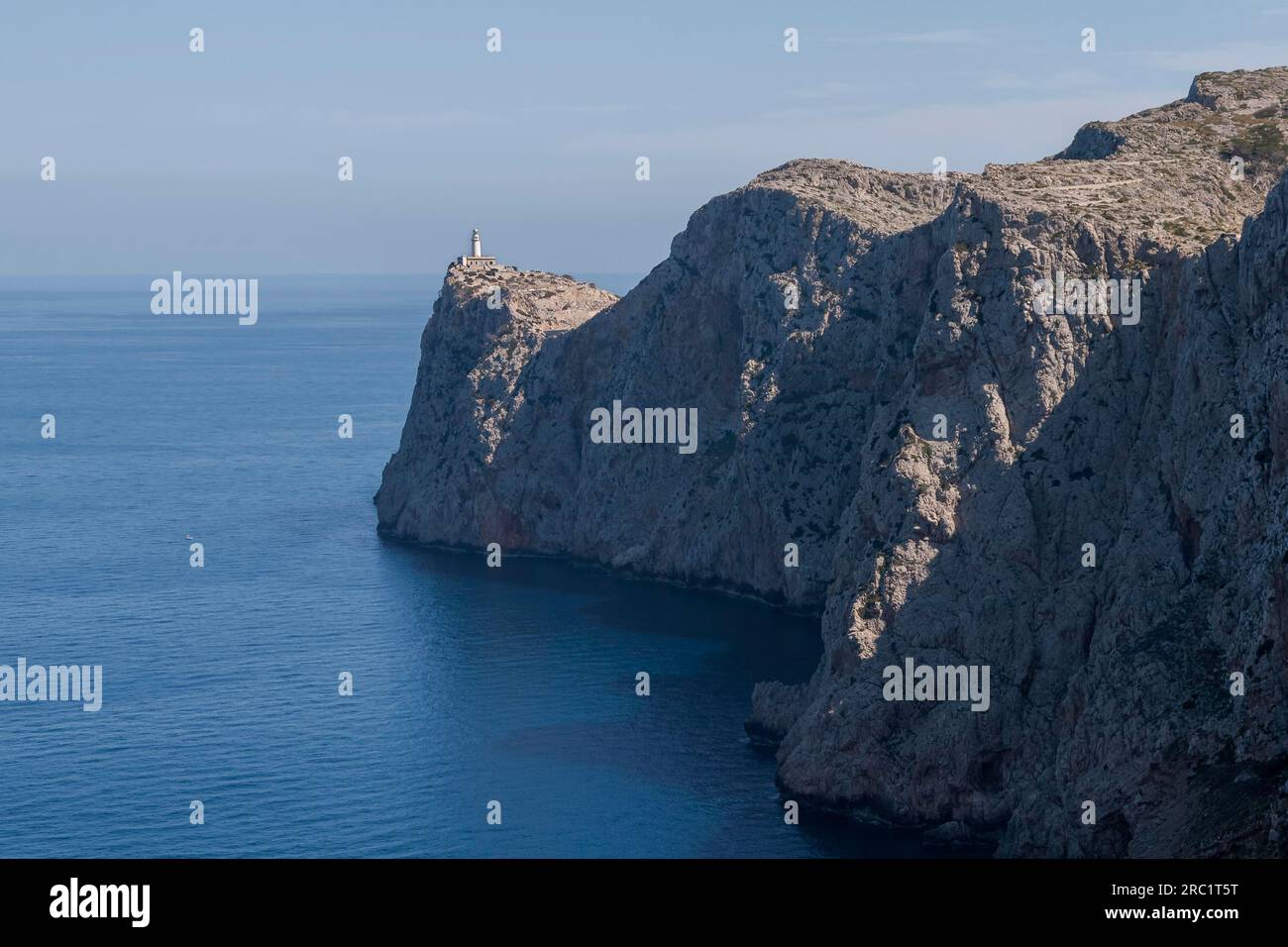 Faro de Formentor, Maiorca Foto Stock