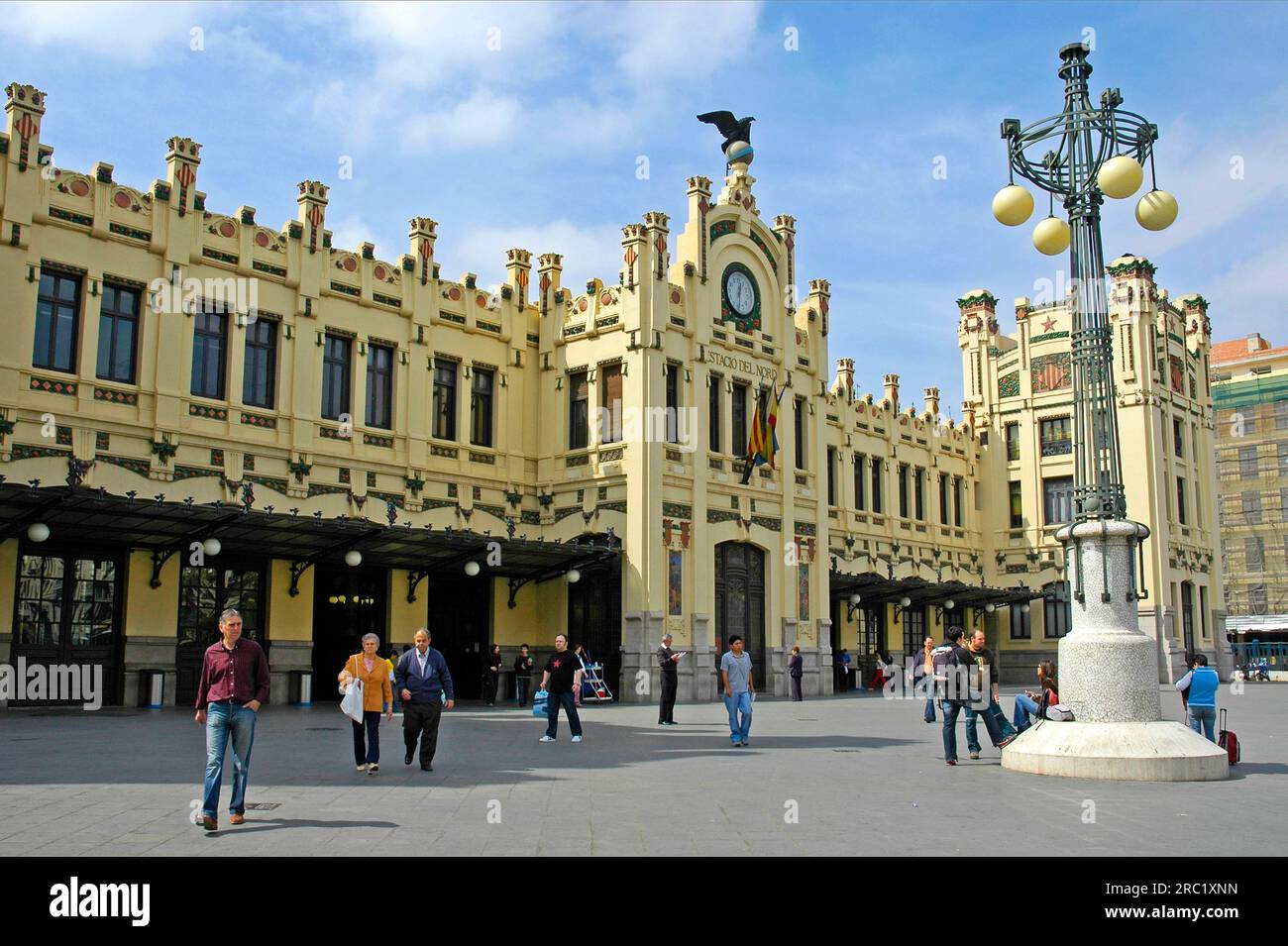 Stazione ferroviaria Estacio del Nord, Valencia, Spagna Foto Stock