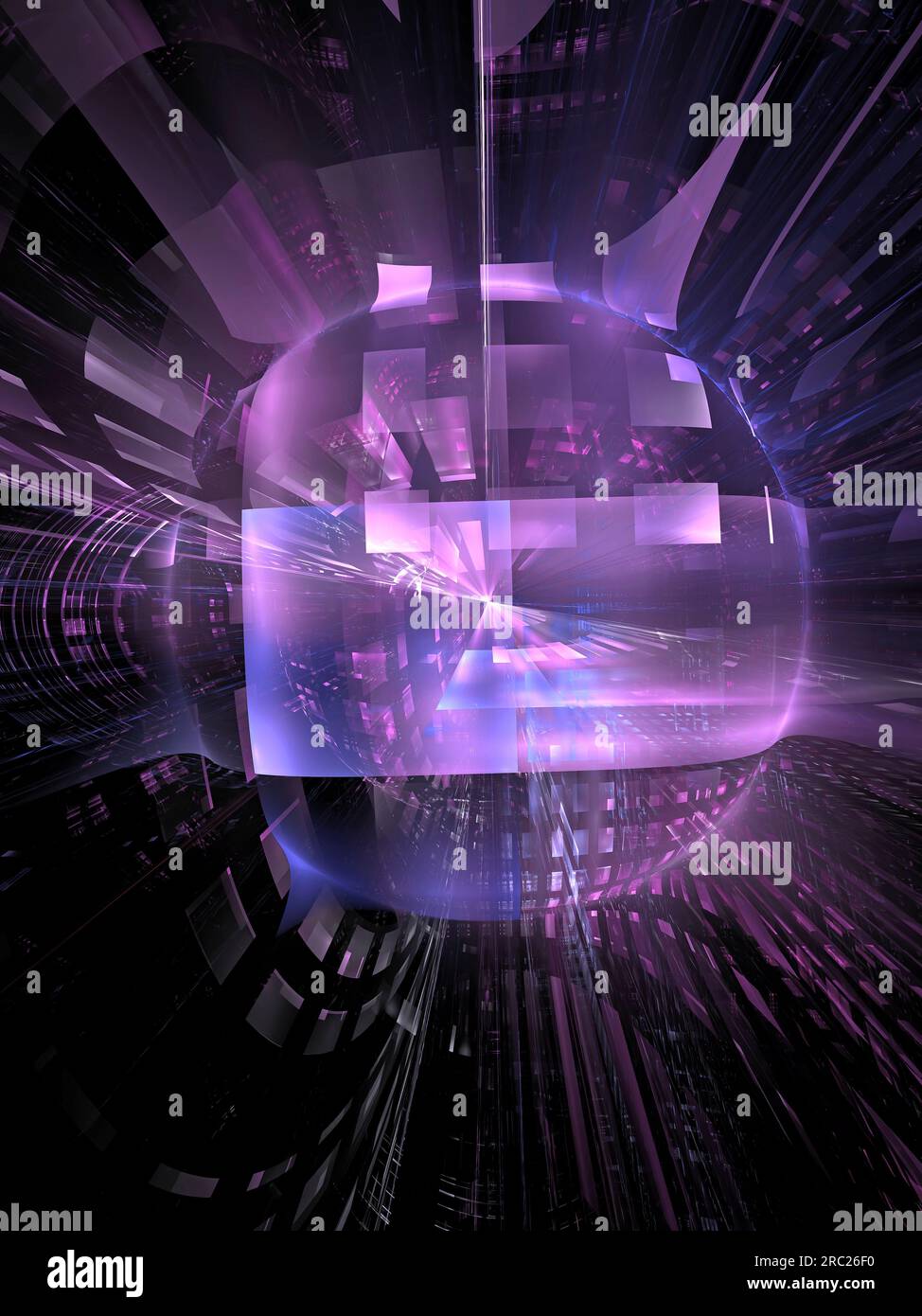 Arte fantascientifica Foto Stock