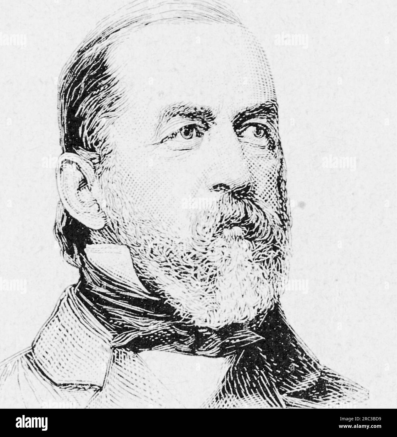 Benda, Robert von, 18.2.1816 - 16.8,1899, avvocato e politico tedesco (Partito Nazionale Liberale), ADDITIONAL-RIGHTS-CLEARANCE-INFO-NOT-AVAILABLE Foto Stock